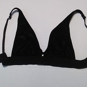VS PINK velvet bra stripes small layering